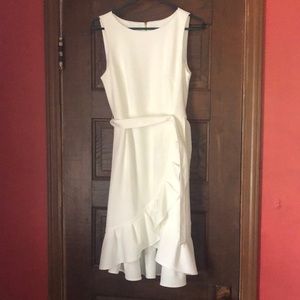 White size 6 Calvin Klein dress.